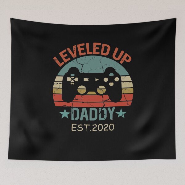 Item preview, Leveled Up To Daddy Est 2020 Vintage designed and sold by ronaldnelson691.