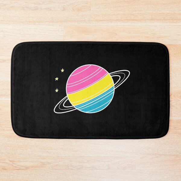 Item preview, Pan Flag Saturn On Black designed and sold by taeylenol.