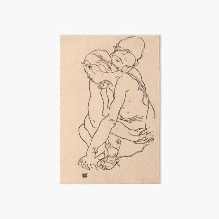 Artikel-Vorschau von Egon Schiele - Zwei Frauen umarmen sich, designt und verkauft von DejaVuStudio.