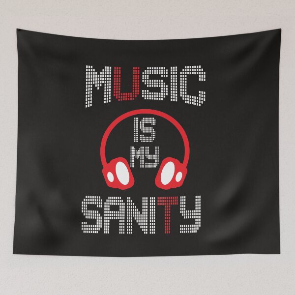 Item preview, Best music t-shit , Music is my Sanity , Dad , son , Mom  designed and sold by JobaBreezy.