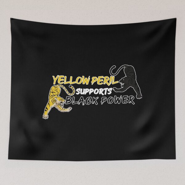 Item preview, yellow peril supports black power designed and sold by hamza1451.