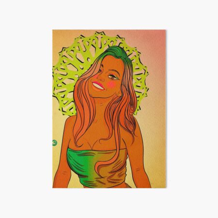 Pretty Smile Art Board Print