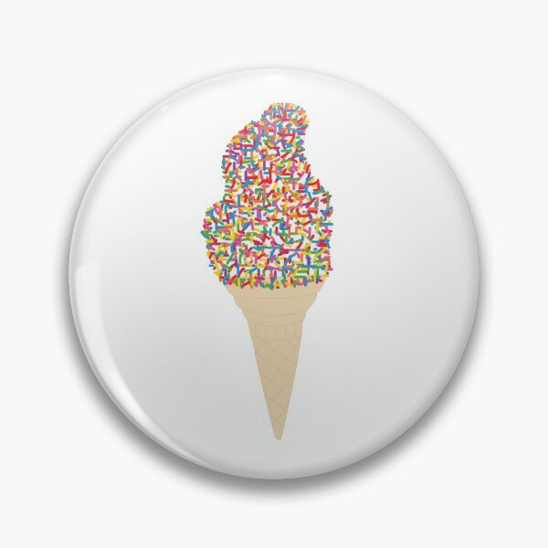 Item preview, rainbow sprinkles ice cream cone designed and sold by stuckbyzoe !.