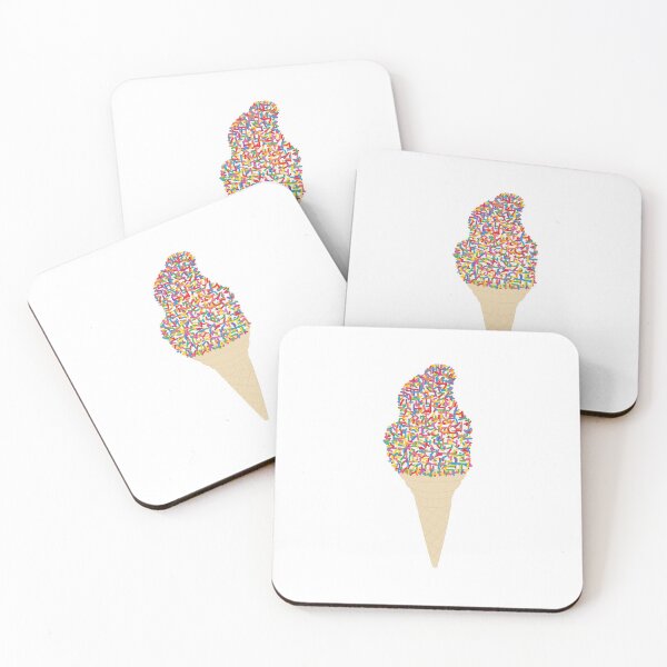 Item preview, rainbow sprinkles ice cream cone designed and sold by stuckbyzoe !.