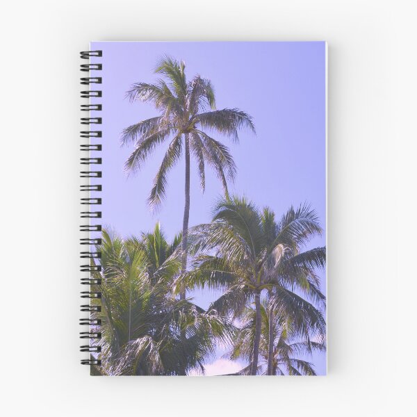 Item preview, Beach Purple and Blue Palm Trees  designed and sold by cloudedsunset.