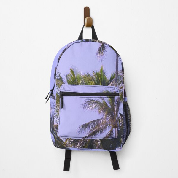 Item preview, Beach Purple and Blue Palm Trees designed and sold by cloudedsunset.