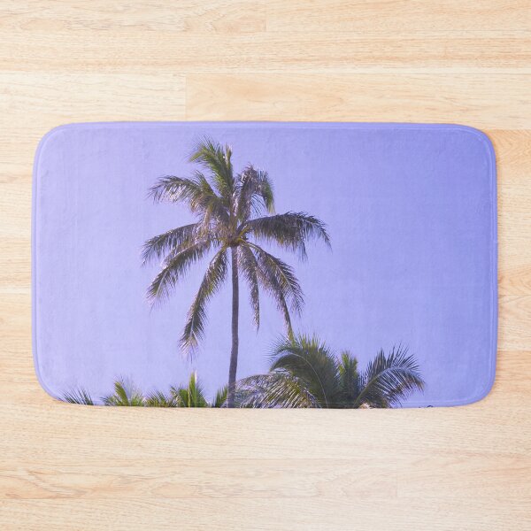 Item preview, Beach Purple and Blue Palm Trees  designed and sold by cloudedsunset.
