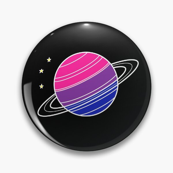 Item preview, Bi Flag Saturn On Black designed and sold by taeylenol.
