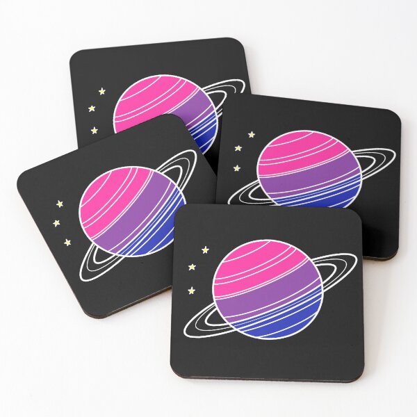 Item preview, Bi Flag Saturn On Black designed and sold by taeylenol.