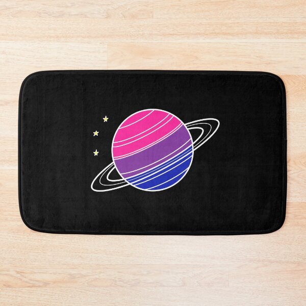 Item preview, Bi Flag Saturn On Black designed and sold by taeylenol.