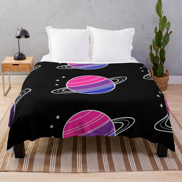 Item preview, Bi Flag Saturn On Black designed and sold by taeylenol.