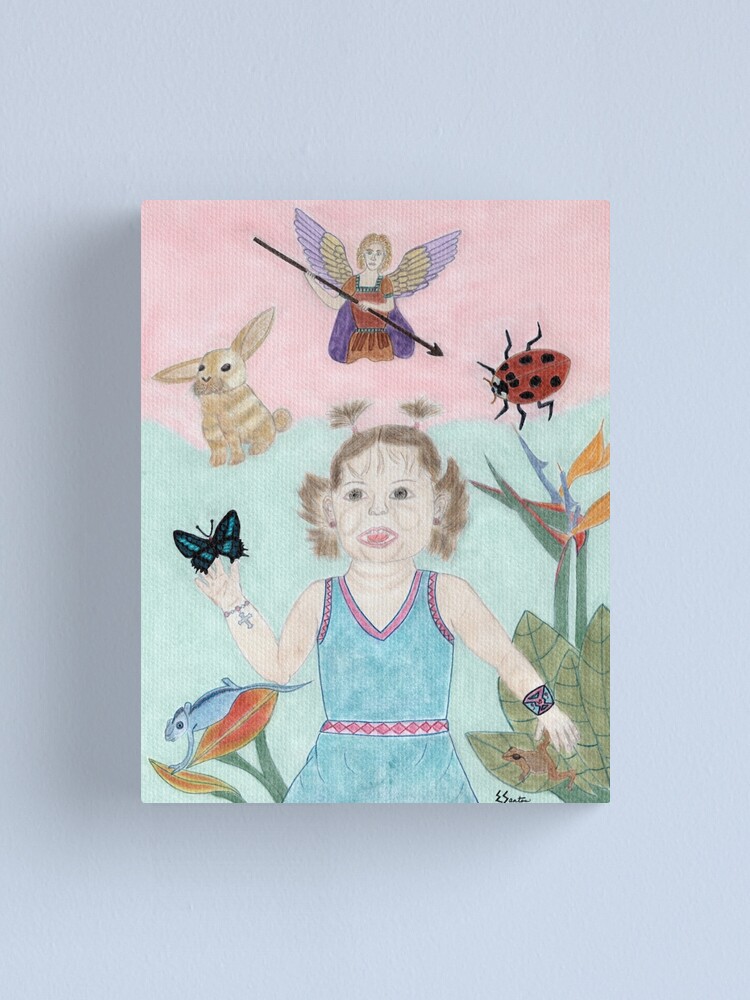 Alternate view of A Child's Light Canvas Print