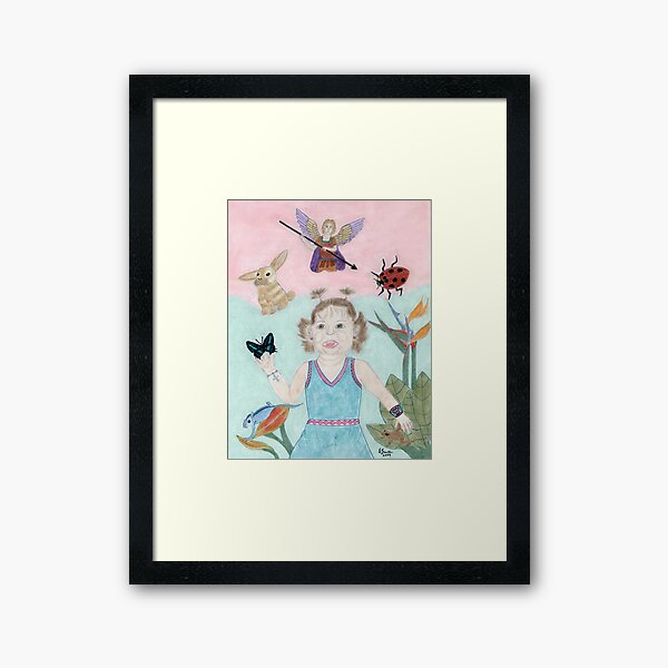 A Child's Light Framed Art Print