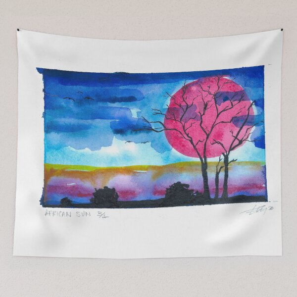 Item preview, African Sun Watercolor #3 designed and sold by BreonBliss.