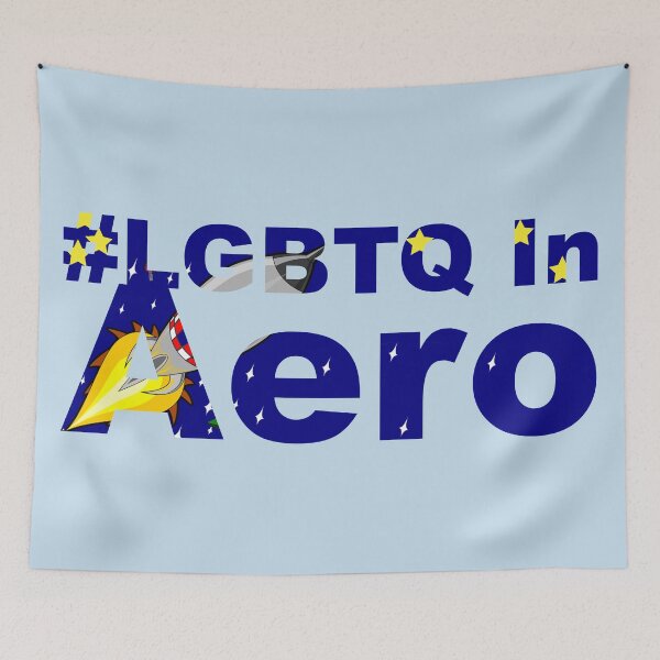 Item preview, #LGBTQInAero designed and sold by ArtsySciTi.