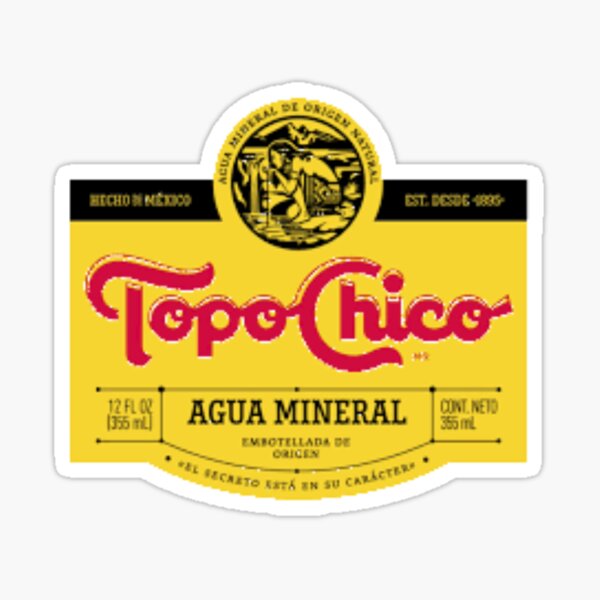 Topo Chico mexican mineral water Sticker