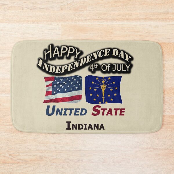 Item preview, Happy Independence Day Indiana State, Happy 4th Of July Gift, Happy Independence Day USA, Design with Flags for each state in the United States. designed and sold by roji-world-shop.