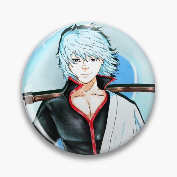 Gintoki Portait Pin