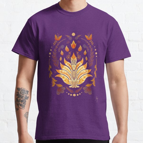 Folk Art Kitsune Classic T-Shirt