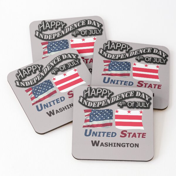 Item preview, Happy Independence Day Washington State, Happy 4th Of July Gift, Happy Independence Day USA, Design with Flags for each state in the United States. designed and sold by roji-world-shop.