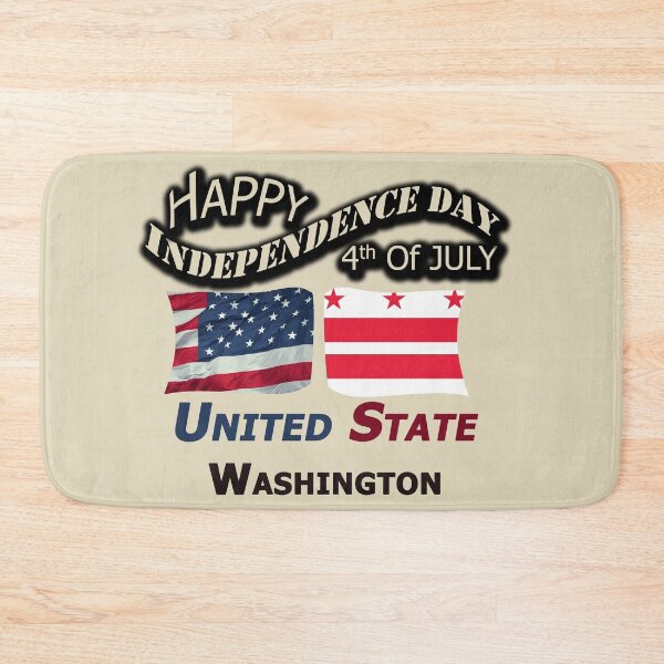 Item preview, Happy Independence Day Washington State, Happy 4th Of July Gift, Happy Independence Day USA, Design with Flags for each state in the United States. designed and sold by roji-world-shop.