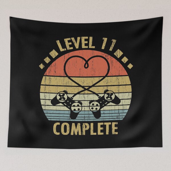 Item preview, Level 11 Complete - 11st Wedding Anniversary Gift Video Gamer designed and sold by nana1099.