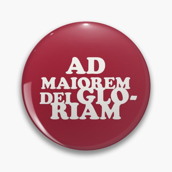 Item preview, Red Ad majorem Dei Gloriem  designed and sold by thelivingperson.