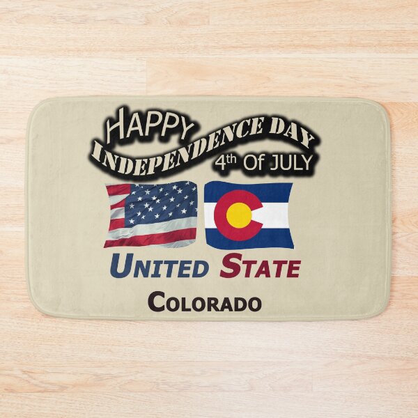 Item preview, Happy Independence Day Colorado State, Happy 4th Of July Gift, Happy Independence Day USA, Design with Flags for each state in the United States. designed and sold by roji-world-shop.