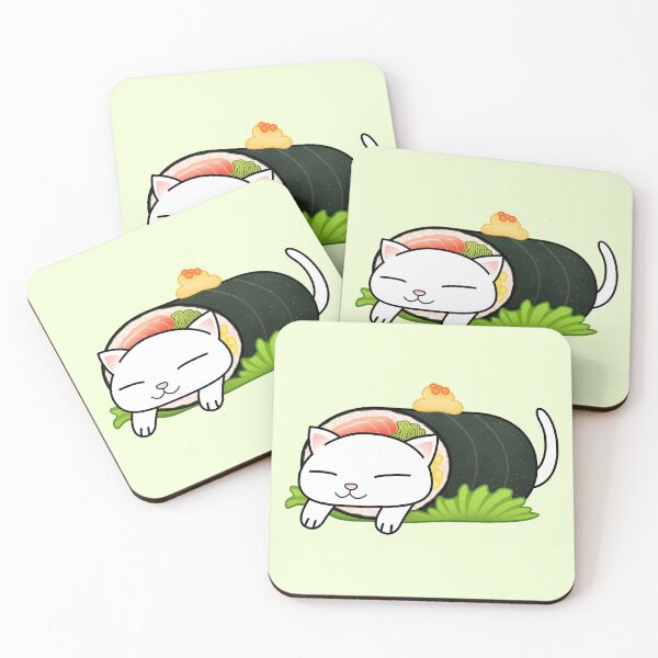 Item preview, Chubby Cat Futomaki Sushi (cat only) designed and sold by Takeda-art.