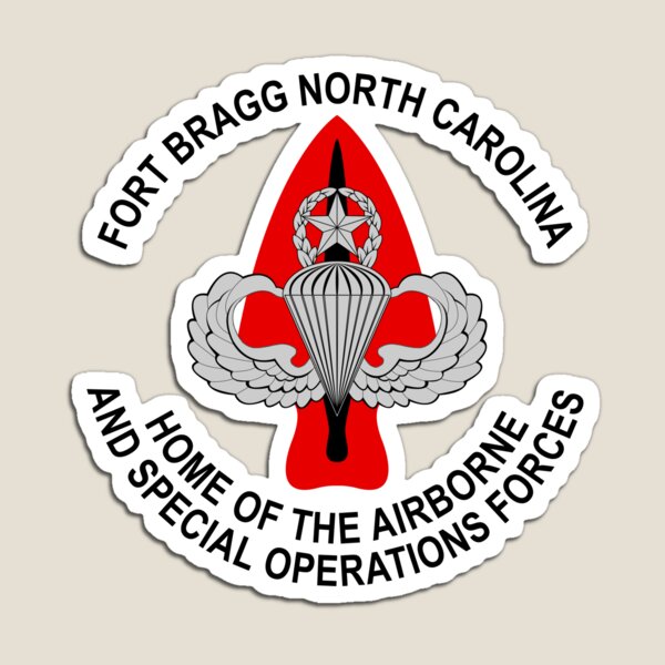 Item preview, Fort Bragg Home Of The Airborne And Special Operations Forces designed and sold by 5thcolumn.