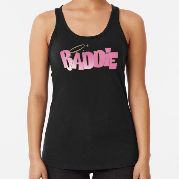 "Pink Baddie " Racerback Tank Top by adrenaline2120 | Redbubble