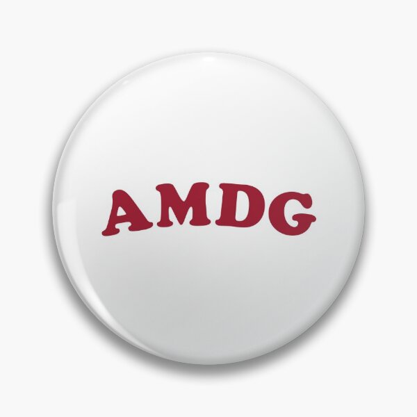 Item preview, Red AMDG designed and sold by thelivingperson.