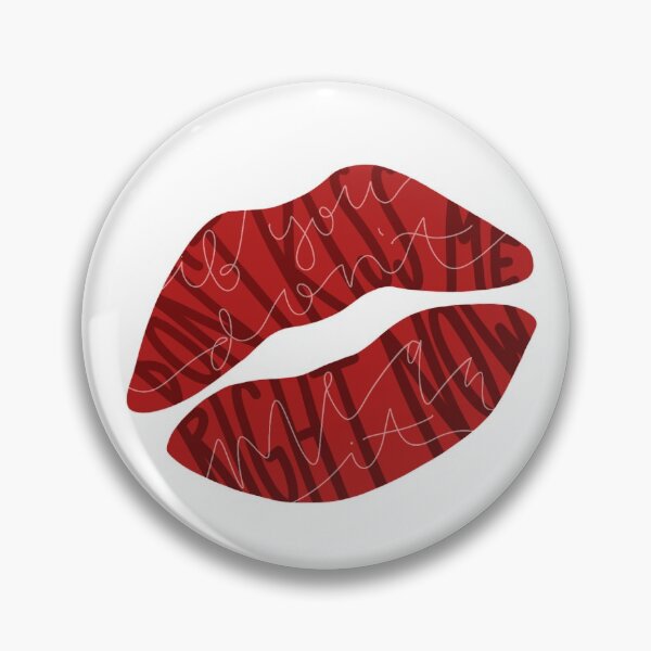 Item preview, Mean It Lips Don't Kiss Me designed and sold by SuccStickers.