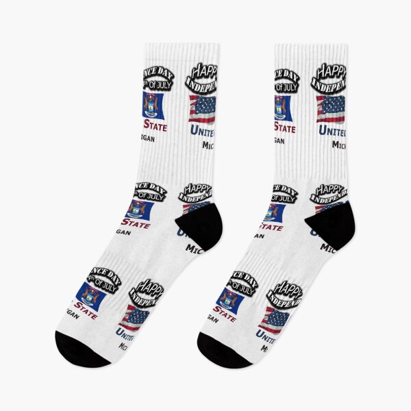 Item preview, Happy Independence Day Michigan State, Happy 4th Of July Gift, Happy Independence Day USA, Design with Flags for each state in the United States. designed and sold by roji-world-shop.