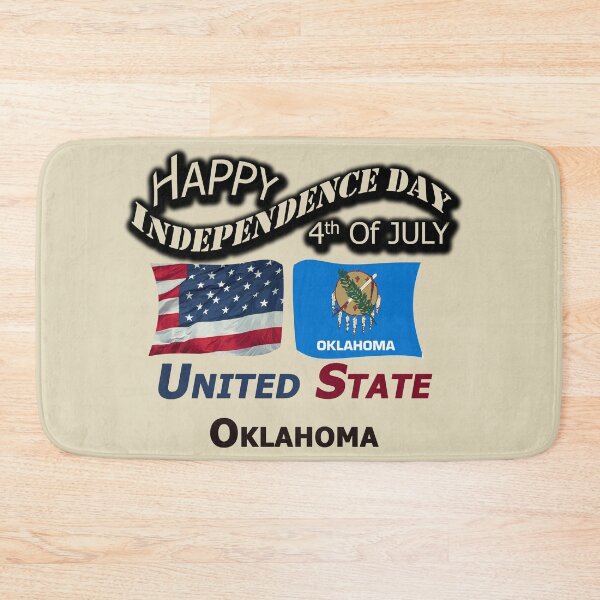 Item preview, Happy Independence Day Oklahoma State, Happy 4th Of July Gift, Happy Independence Day USA, Design with Flags for each state in the United States. designed and sold by roji-world-shop.