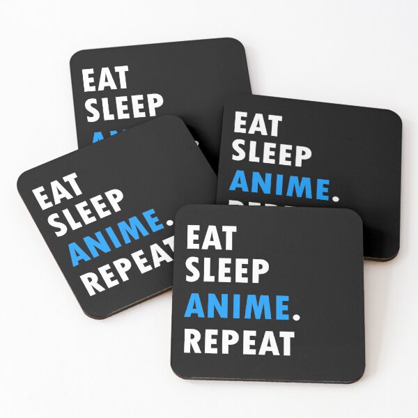 Item preview, Eat Sleep Anime Repeat designed and sold by Alexrz1.