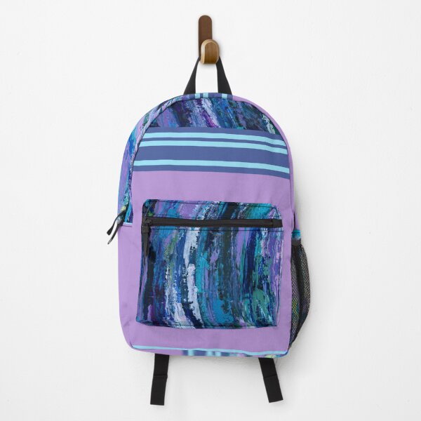 Item preview, Radiate, Purple and Teal Stripes by Courtney Hatcher designed and sold by cghatcherart.