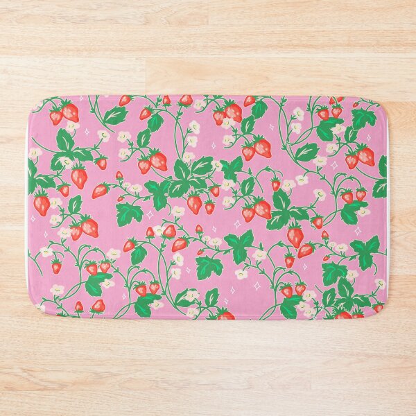 Item preview, Strawberry Patch on Pink designed and sold by Cass Noel Studio.