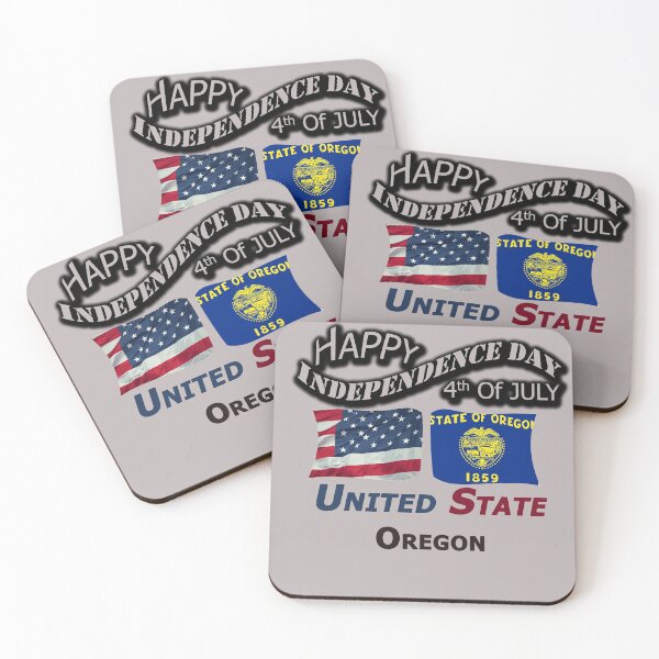Item preview, Happy Independence Day Oregon State, Happy 4th Of July Gift, Happy Independence Day USA, Design with Flags for each state in the United States. designed and sold by roji-world-shop.