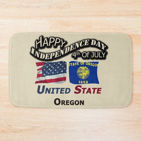 Item preview, Happy Independence Day Oregon State, Happy 4th Of July Gift, Happy Independence Day USA, Design with Flags for each state in the United States. designed and sold by roji-world-shop.