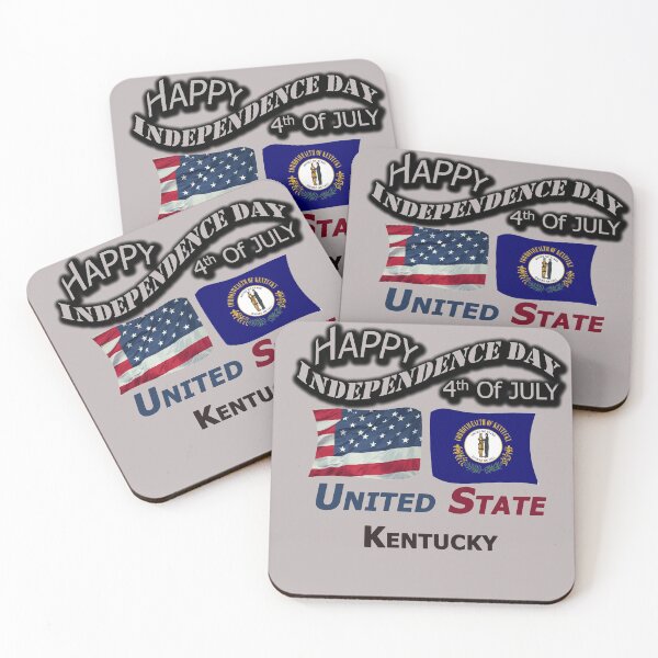 Item preview, Happy Independence Day Kentucky State, Happy 4th Of July Gift, Happy Independence Day USA, Design with Flags for each state in the United States. designed and sold by roji-world-shop.