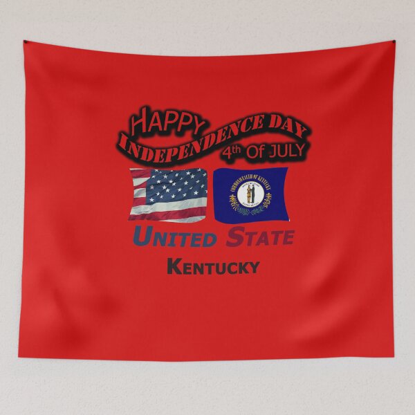 Item preview, Happy Independence Day Kentucky State, Happy 4th Of July Gift, Happy Independence Day USA, Design with Flags for each state in the United States. designed and sold by roji-world-shop.
