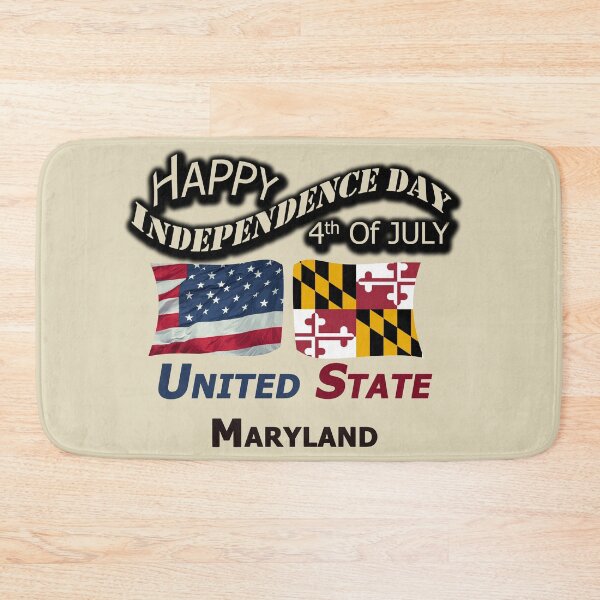 Item preview, Happy Independence Day Maryland State, Happy 4th Of July Gift, Happy Independence Day USA, Design with Flags for each state in the United States. designed and sold by roji-world-shop.