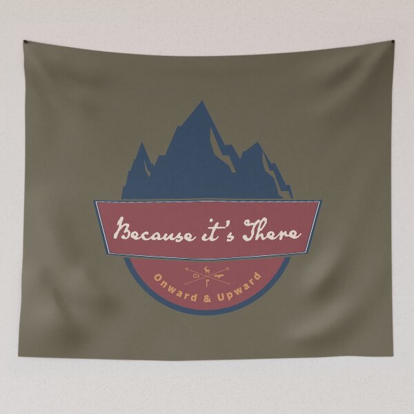 Item preview, Because it's There- Blue Peaks designed and sold by Atomic Ducky.