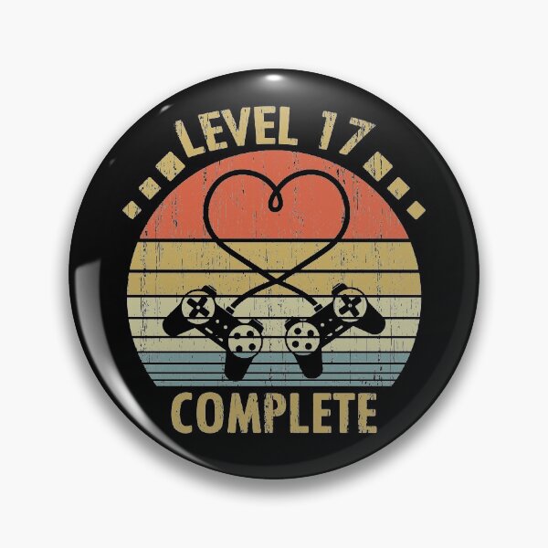 Item preview, Level 17 Complete - 17th Wedding Anniversary Gift Video Gamer designed and sold by nana1099.
