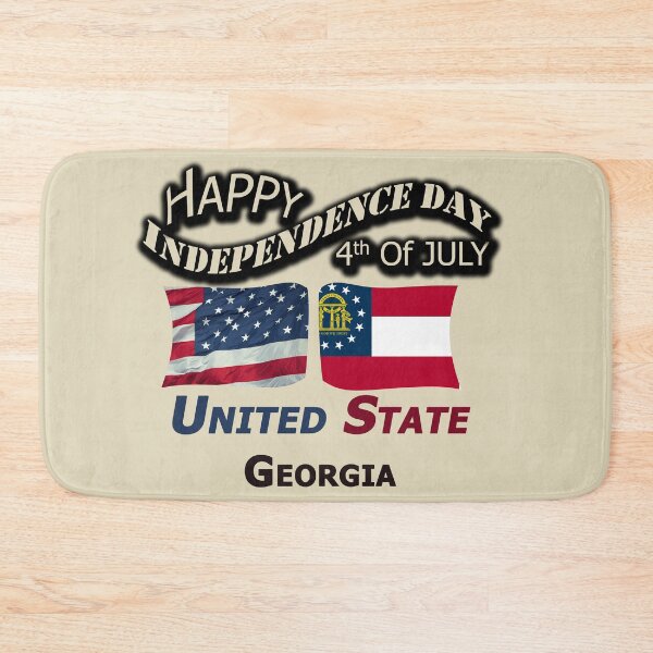 Item preview, Happy Independence Day Georgia State, Happy 4th Of July Gift, Happy Independence Day USA, Design with Flags for each state in the United States. designed and sold by roji-world-shop.
