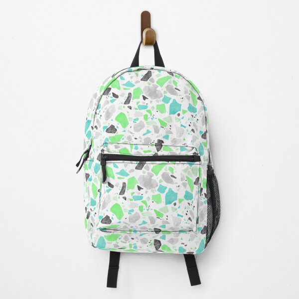 Item preview, Teal, Gray and Green Terrazzo Pattern designed and sold by Bumblefuzzies.