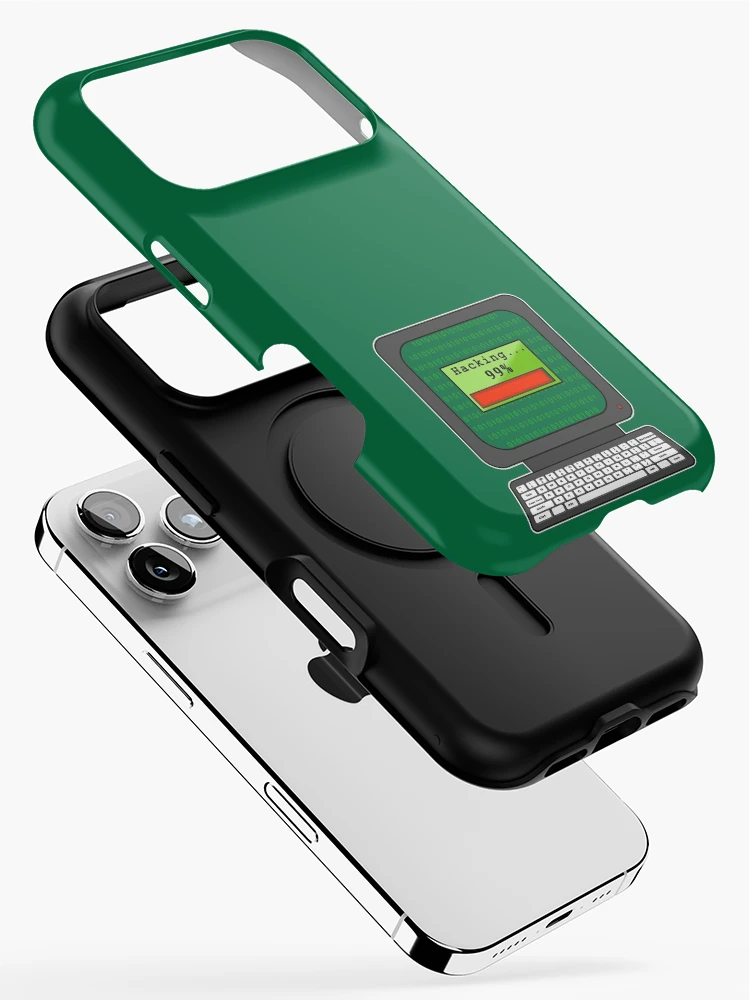Thumbnail 2 of 4, iPhone Case, Computer Hacking designed and sold by ShiftClick.