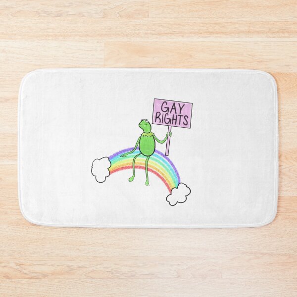 Item preview, Kermit said GAY RIGHTS designed and sold by Christine Gutierrez.