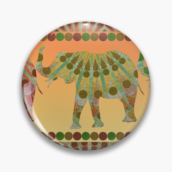 Item preview, Bohemian Mandela Elephants designed and sold by WatersEdgeGal.